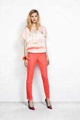 SLIM TROUSERS PLAIN